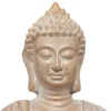 Atmosphera Boeddha beeld - binnen/buiten - stone - 39 cm - goud