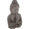 Atmosphera Boeddha hoofd beeld - binnen/buiten - stone - 50 cm