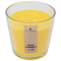 Atmosphera geurkaars - citrus geur - 40 branduren - in glas