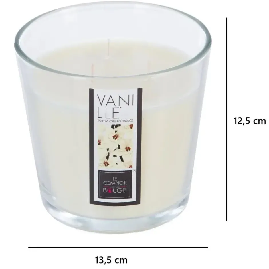 Atmosphera geurkaars - vanille geur - 40 branduren - in glas