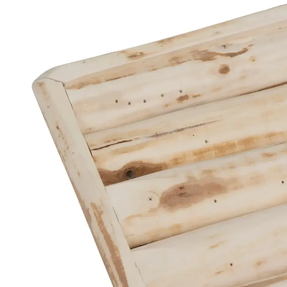 Atmosphera krukje/bijzet bankje - hout - 70 x 26 x 31 cm