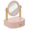 Atmosphera Make-up organizer met spiegel - kinderen - roze