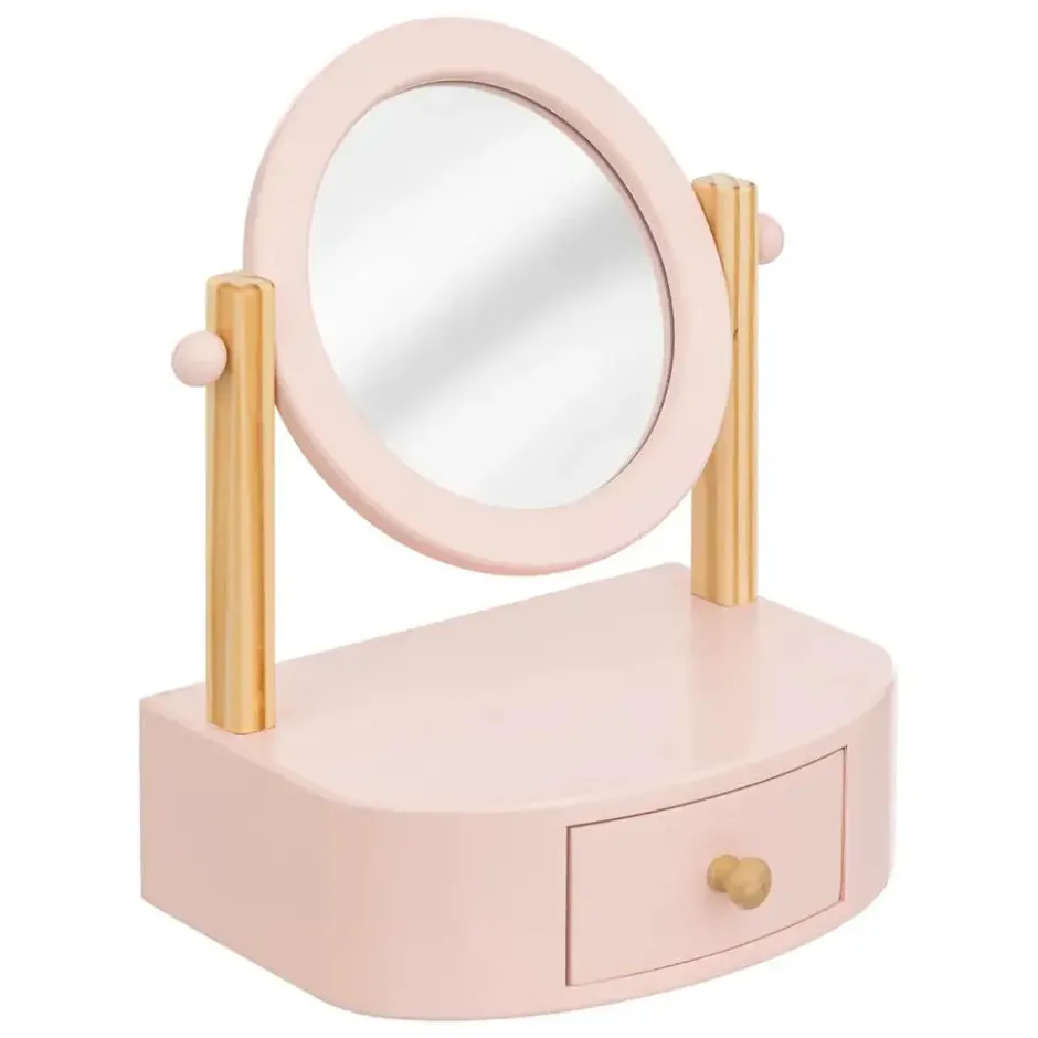 Atmosphera Make-up organizer met spiegel - kinderen - roze