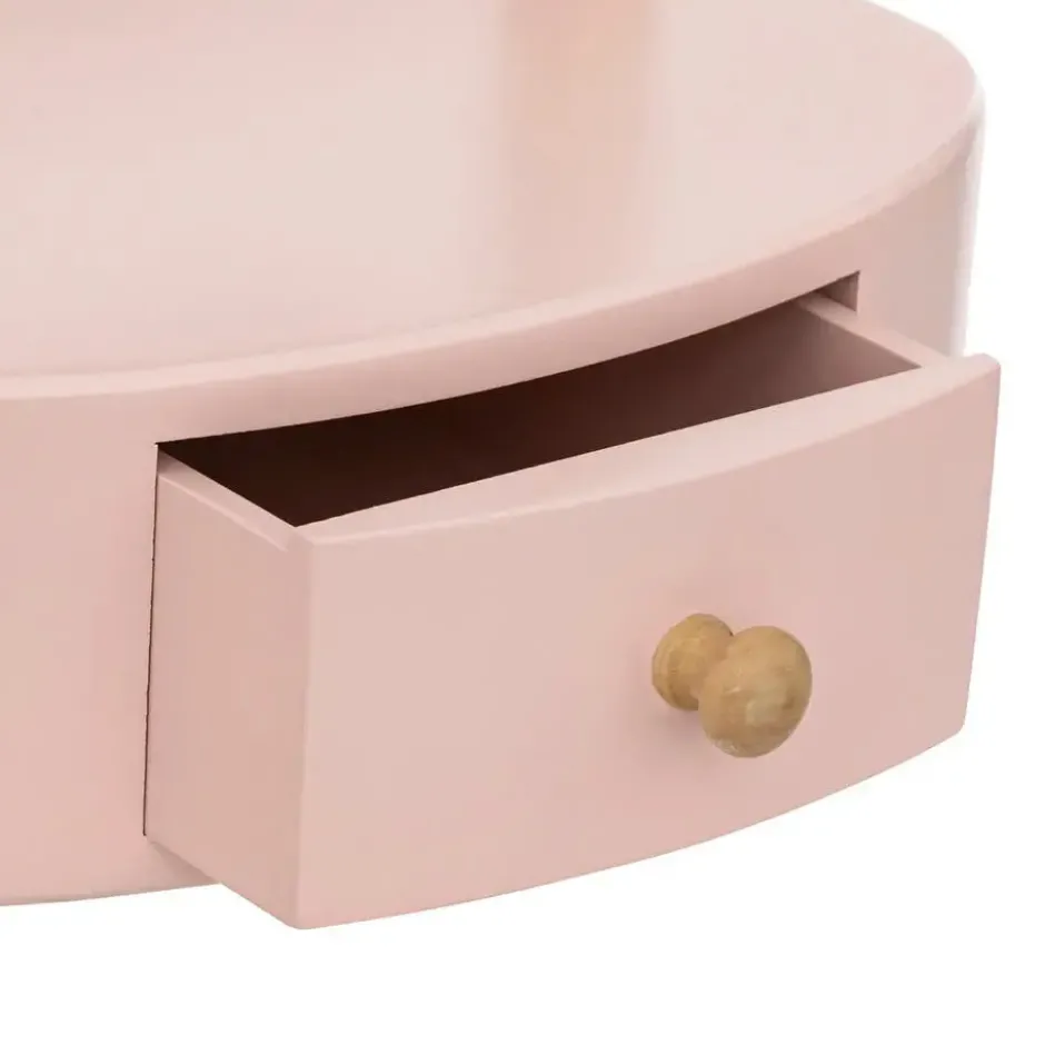 Atmosphera Make-up organizer met spiegel - kinderen - roze