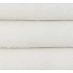 Atmosphera Poef Giulia - wit - boucle/teddy - 59 x 45 cm