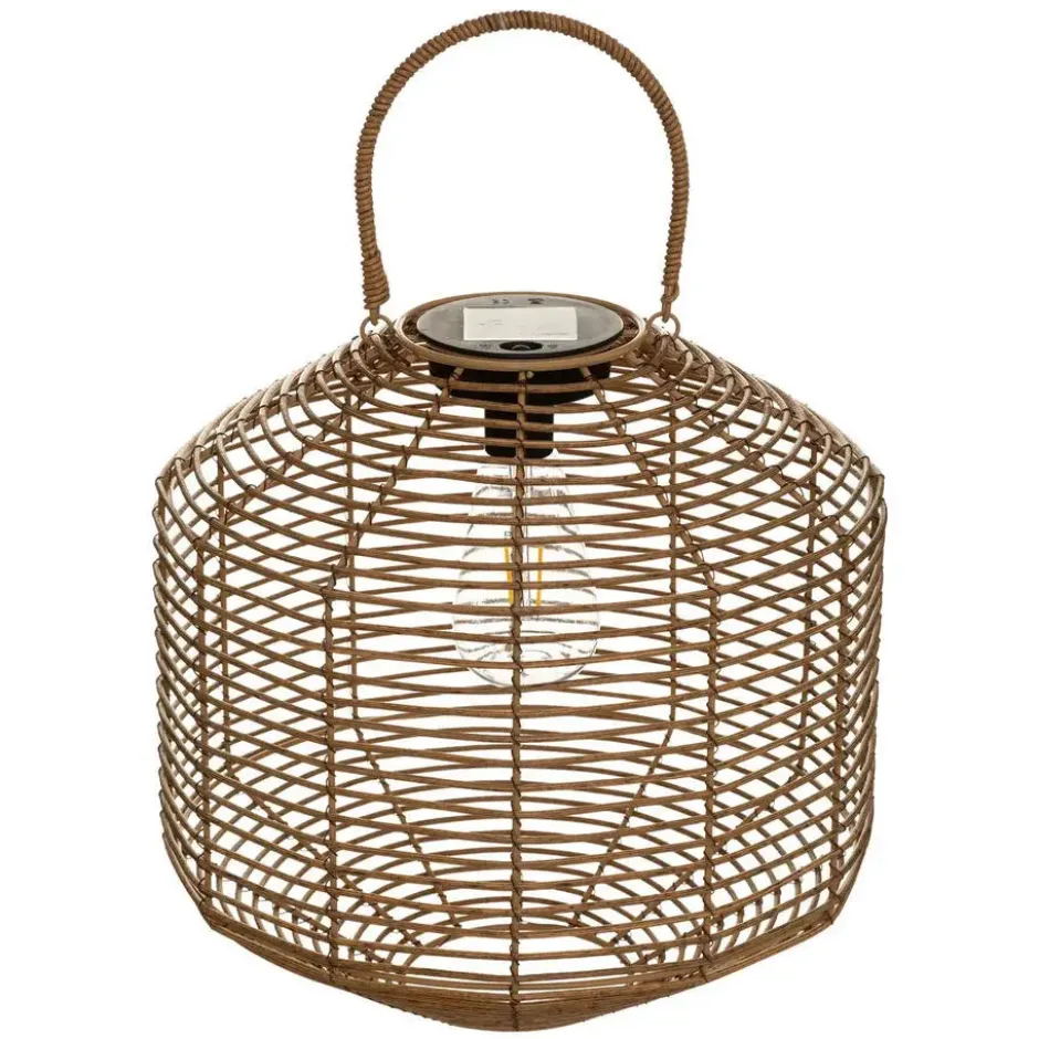 Atmosphera solar lantaarn - rotan - 30 x 30 cm