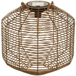 Atmosphera solar lantaarn - rotan - 30 x 30 cm