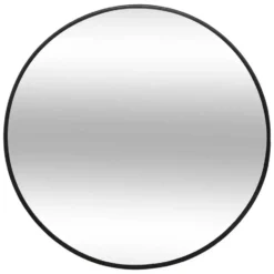 Atmosphera Spiegel/wandspiegel - rond - 38 cm - metaal/glas