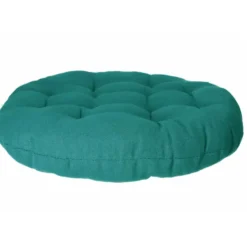 Atmosphera Stoelkussen - petrol groen - 38 x 6.5 cm - zitkussen