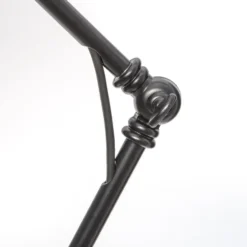 Atmosphera Tafellamp/bureaulamp Design Light - zwart - 62 cm