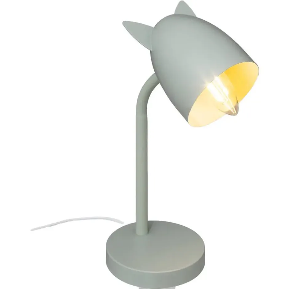 Atmosphera Tafellamp - oortjes - groen - 18 x 31 cm - bureaulamp
