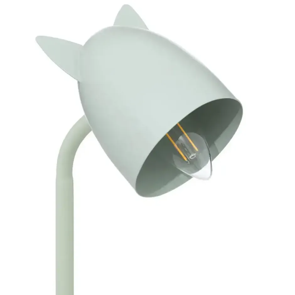 Atmosphera Tafellamp - oortjes - groen - 18 x 31 cm - bureaulamp