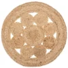 Atmosphera Tafel Placemat - jute naturel - rond - 38 cm