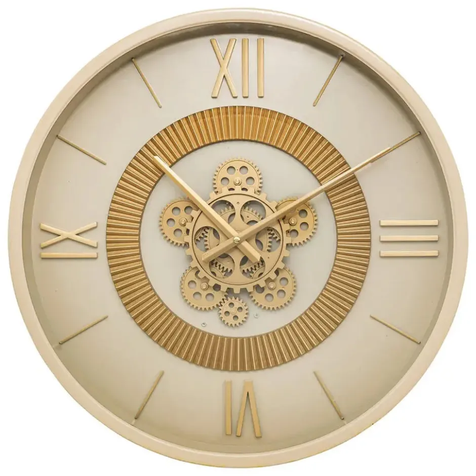 Atmosphera Wandklok Roma Dua - Vintage Metal - D50 cm - metaal
