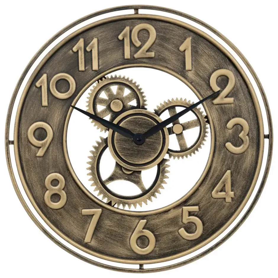 Atmosphera Wandklok Roma Gold - Vintage Metal - 48 cm - metaal