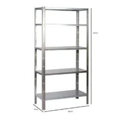 Avasco Stellingkast Metaal - Opbergrek Clicker 100 - 193x100x40 cm