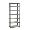 Avasco Stellingkast - Zilver - Extra hoog - Metaal - 222x90x45cm