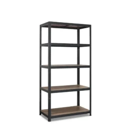 Avasco Stellingkast - Zwart - Opbergrek metaal - 176x90x45