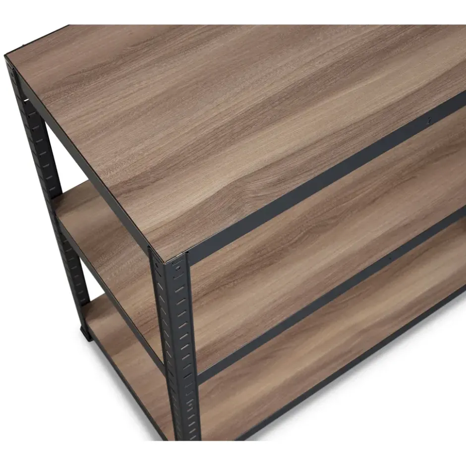 Avasco Stellingkast - Zwart - Opbergrek laag metaal - 88x90x45