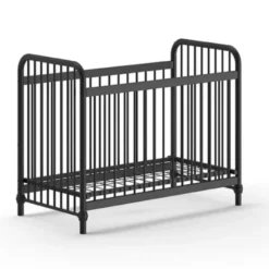Babybed Bronxx - 60x120cm - mat zwart