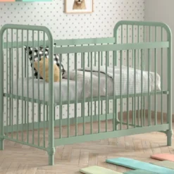 Babybed Bronxx - 60x120cm - olijfgroen