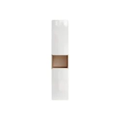 Badkamerkast ARUBA - 35 cmx32 cmx170 cm - Natuurlijk licht Wit Hout paneel