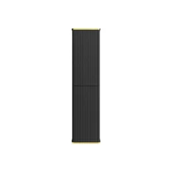 Badkamerkast KELIZA - 35 cmx25 cmx140 cm - Zwart Hout paneel