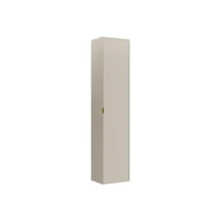Badkamerkast ONDIL - 35 cmx27 cmx140 cm - Beige Hout paneel Hout paneel
