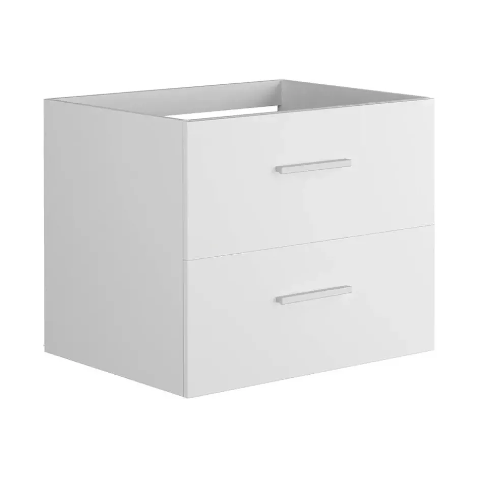 Badkamer set KAYLA - 60 cmx45 cmx47 cm - Wit Hout paneel