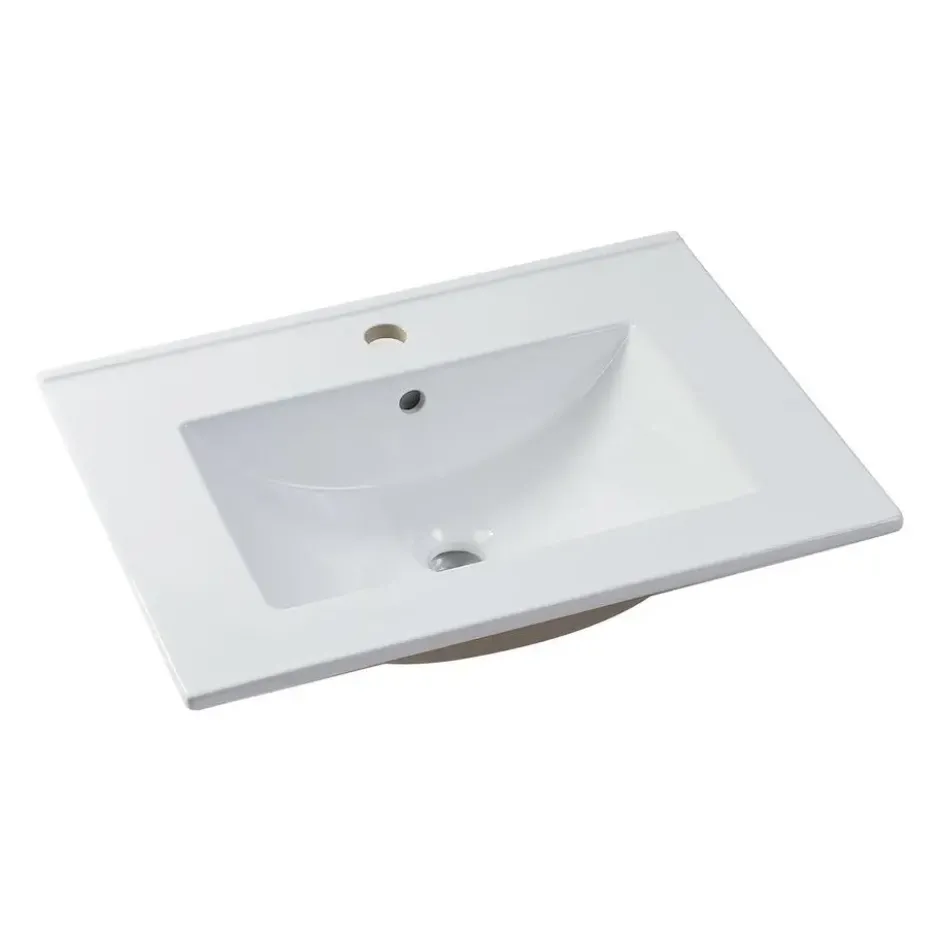 Badkamer set KAYLA - 60 cmx45 cmx47 cm - Wit Hout paneel