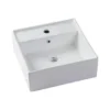 Badkamer set KELIZA - 150 cmx47 cmx54 cm - Wit Hout paneel