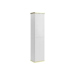 Badkamer set KELIZA - 80 cmx47 cmx54 cm - Wit Hout paneel