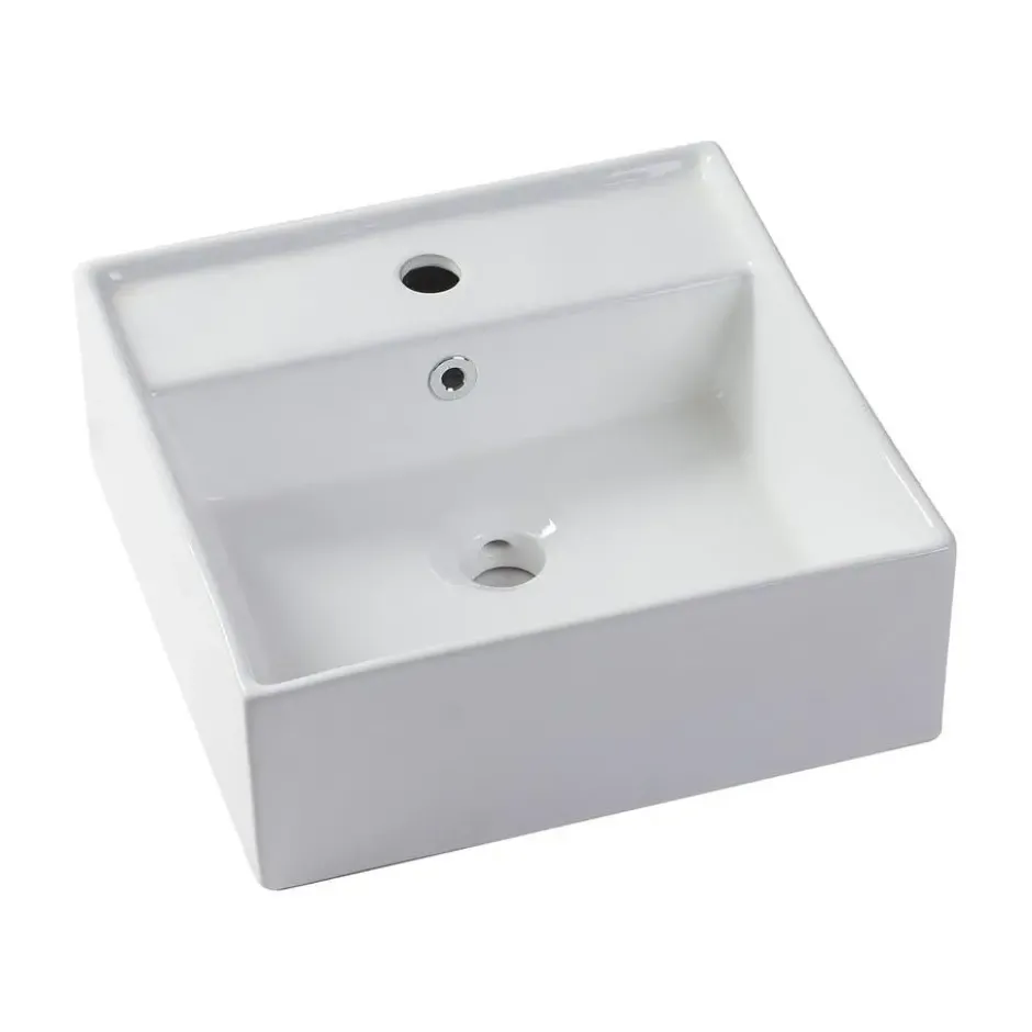 Badkamer set ZEVARA - 80 cmx46 cmx57 cm - Natuurlijk licht Hout paneel
