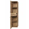 Badplaats Badkamerkast Florence 30 x 35 x 130 cm - kastanje eiken