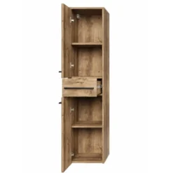 Badplaats Badkamerkast Florence 30 x 35 x 130 cm - kastanje eiken