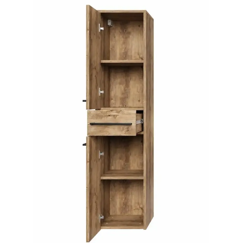 Badplaats Badkamerkast Florence 30 x 35 x 130 cm - kastanje eiken