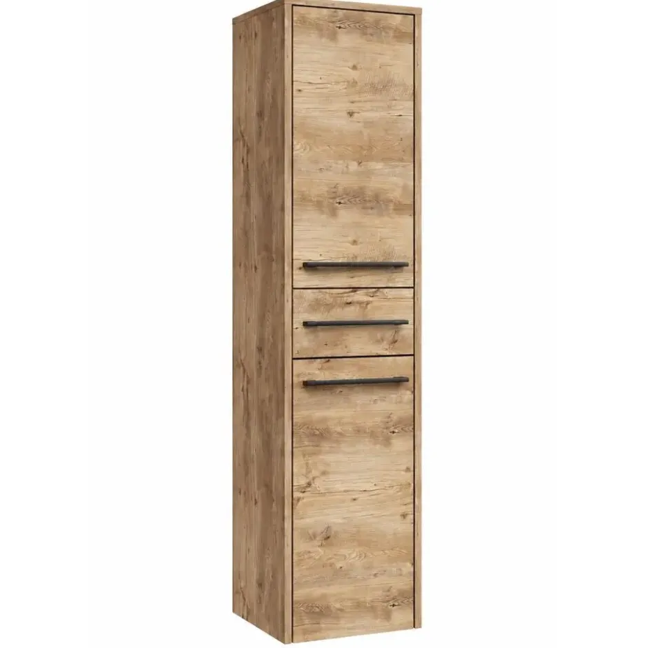 Badplaats Badkamerkast Florence 30 x 35 x 130 cm - kastanje eiken