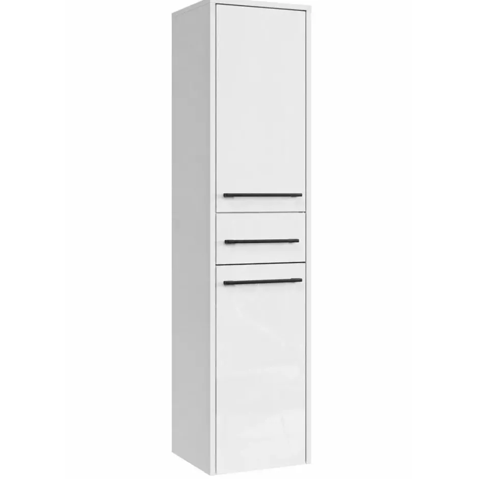Badplaats Badkamerkast Florence 30 x 35 x 130 cm - hoogglans wit