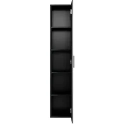 Badplaats Badkamerkast Pluto 30 x 30 x 150 cm - mat zwart