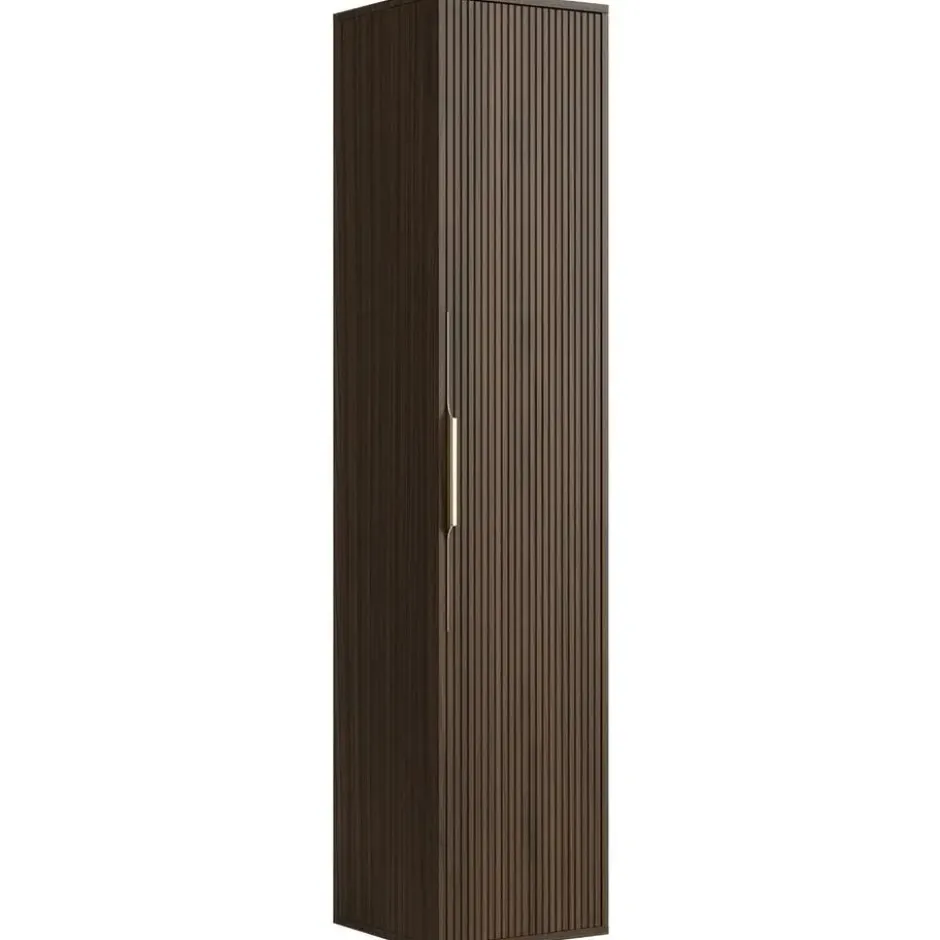 Badplaats Badkamerkast Rimini 38 x 33 x 170 cm - walnoot bruin