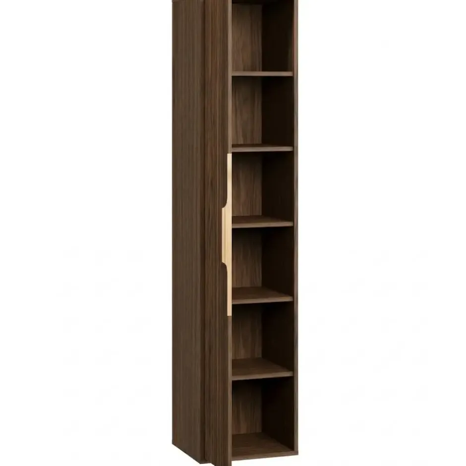 Badplaats Badkamerkast Rimini 38 x 33 x 170 cm - walnoot bruin