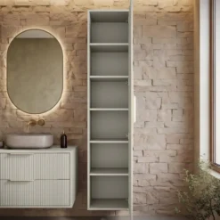Badplaats Badkamerkast Rimini 38 x 33 x 170 cm - beige