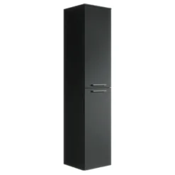 Badplaats Badkamerkast Saturnus 35 x 35 x 130 cm - mat zwart