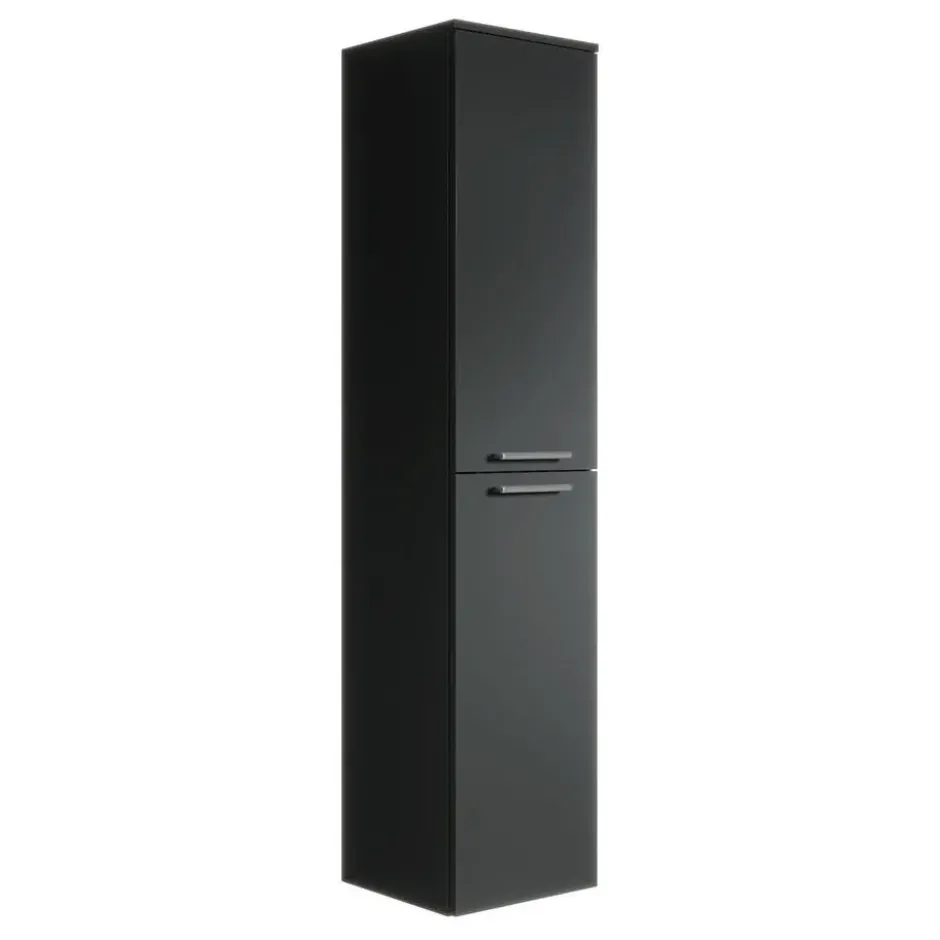Badplaats Badkamerkast Saturnus 35 x 35 x 130 cm - mat zwart
