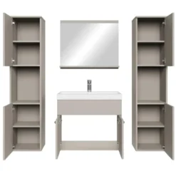 Badplaats Badkamermeubel Montreal XL 60cm complete set - beige