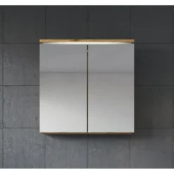 Badplaats Spiegelkast Toledo 60 x 20 x 60 cm - eiken