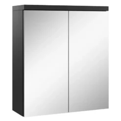 Badplaats Spiegelkast Toledo 60 x 20 x 60 cm - mat zwart