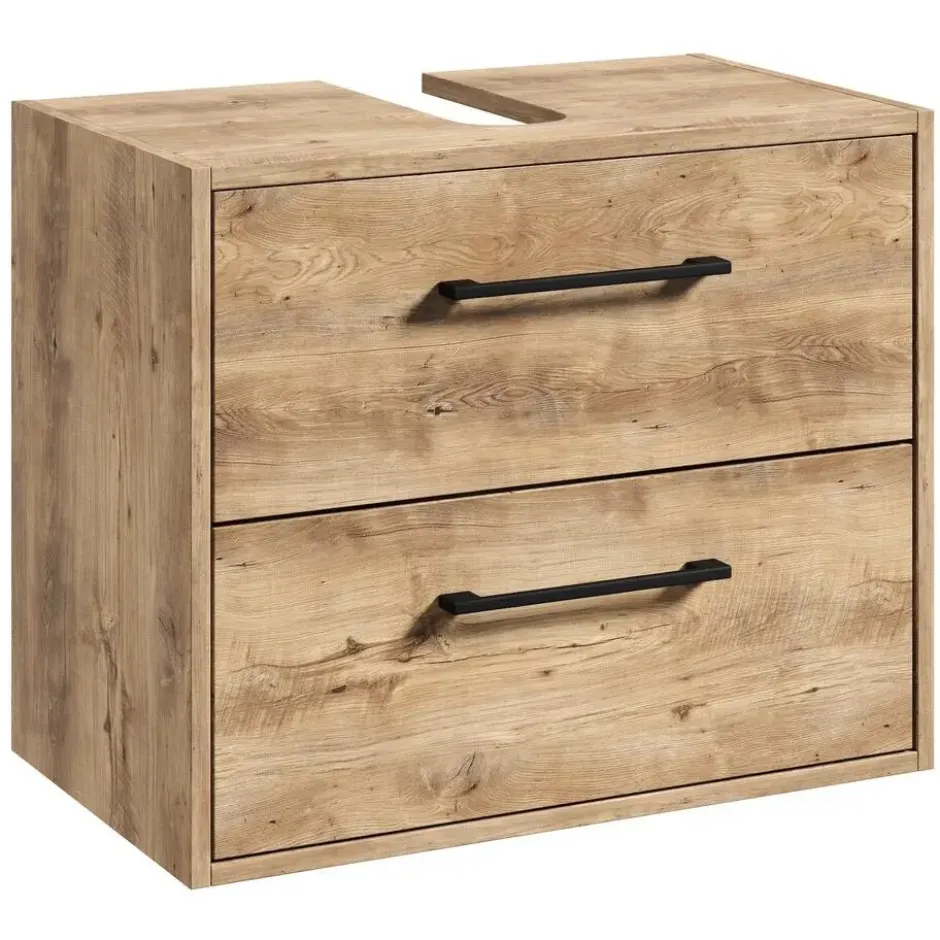 Badplaats Wastafelkast Florence 60 x 35 x 47 cm - kastanje eiken