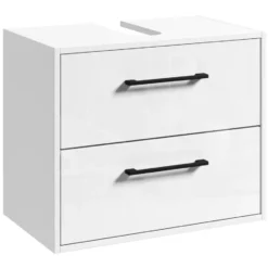 Badplaats Wastafelkast Florence 60 x 35 x 47 cm - hoogglans wit
