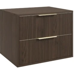 Badplaats Wastafelkast Rimini - 60 x 46 x 46 cm - walnoot bruin